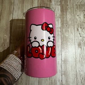 Hello Kitty NEW tumbler pink and red HK cup HOT item